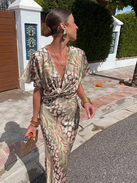 Verity | Elegant Wrap Dress Modehuis-Nederland