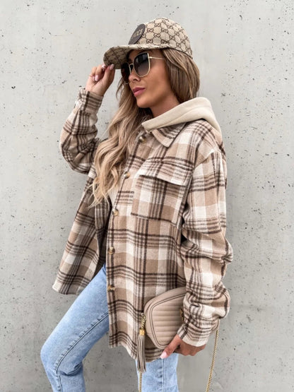 Elena Plaid Jas Dames