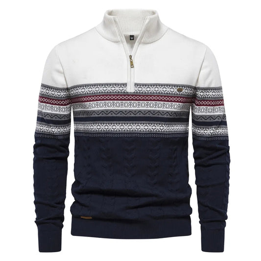 Geraffineerde herentrui met elegante stijl - Diede Modehuis-Nederland
