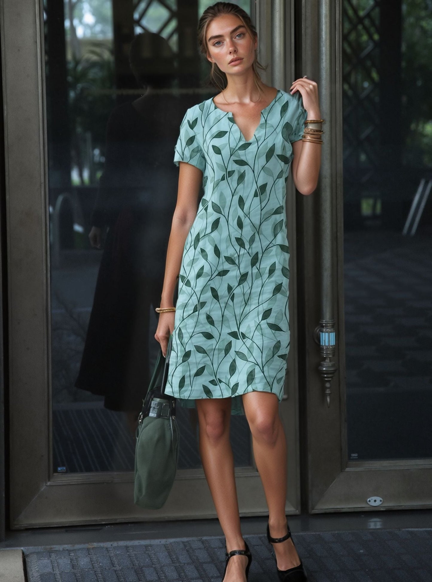 Famke | Subtiele Natuurjurk voor Dames Modehuis-Nederland