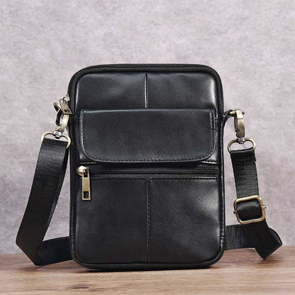 Heren crossbodytas met slank ontwerp