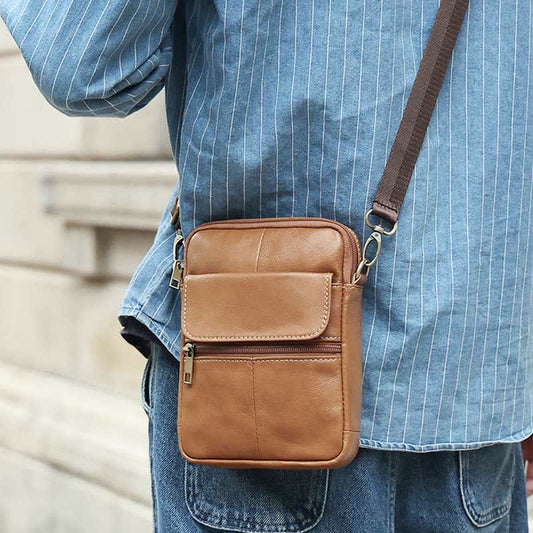 Heren crossbodytas met slank design