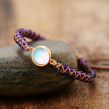 HealWithin Amethist Helende Paarse Armband Modehuis-Nederland