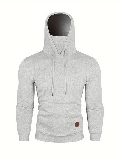 Heren hoodie met geïntegreerd detail en moderne snit