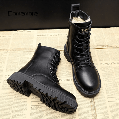 Hanna™ | Gefütterte Lederstiefel Modehuis-Nederland