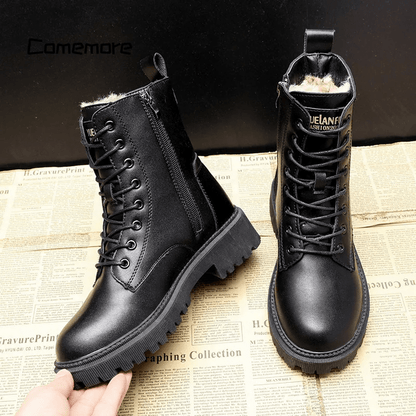 Hanna™ | Gefütterte Lederstiefel Modehuis-Nederland