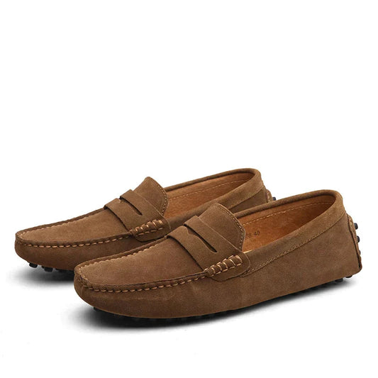 HUGO -Suède loafers in Italiaanse stijl Modehuis-Nederland