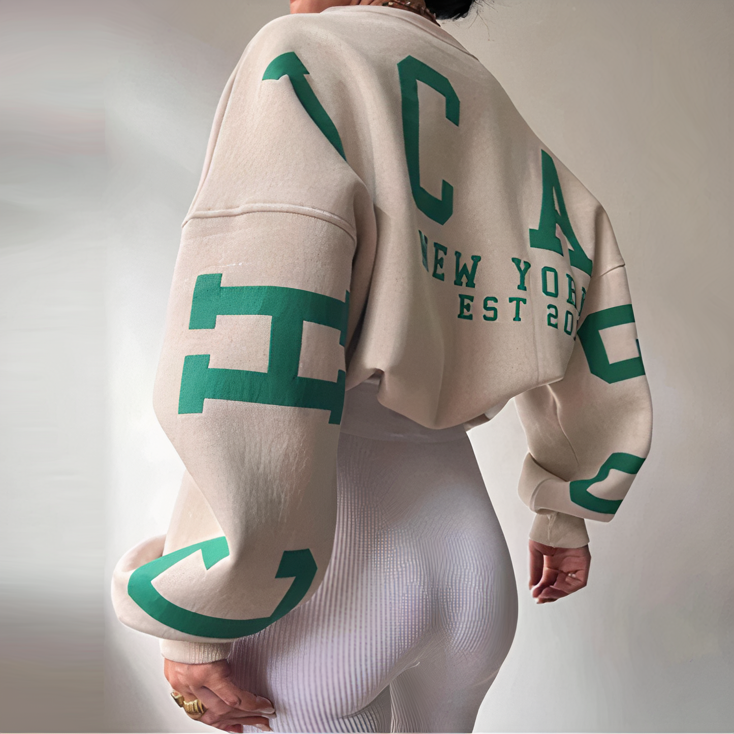 Dames oversized trui met moderne pasvorm en los silhouet