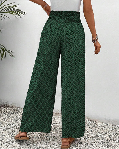 Zomerbroek dames luchtig wijde pijpen casual stijl – Zynora Modehuis-Nederland