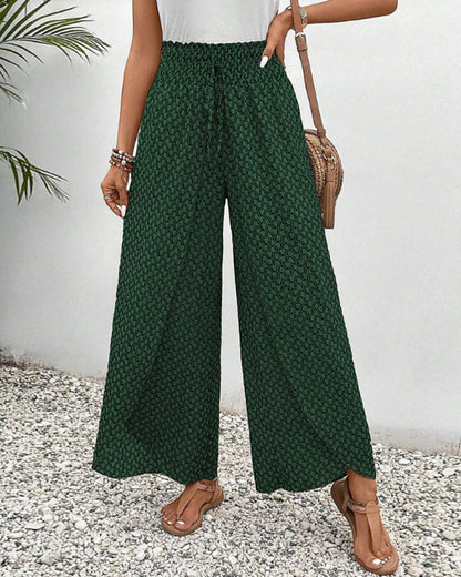 Zomerbroek dames luchtig wijde pijpen casual stijl – Zynora Modehuis-Nederland