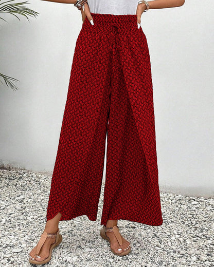 Zomerbroek dames luchtig wijde pijpen casual stijl – Zynora Modehuis-Nederland