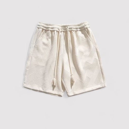 Heren hardloopshorts met geometrisch patroon