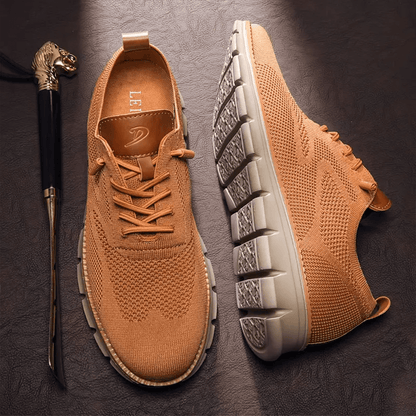 Heren veterschoenen met laag model in minimalistische stijl