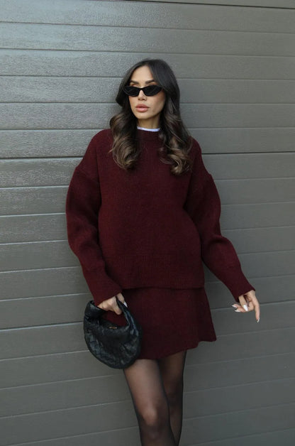 Helena ™ - Set aus Pullover und Rock Modehuis-Nederland