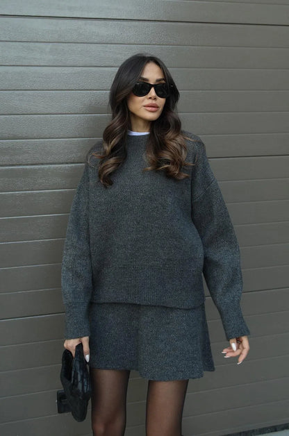 Helena ™ - Set aus Pullover und Rock Modehuis-Nederland