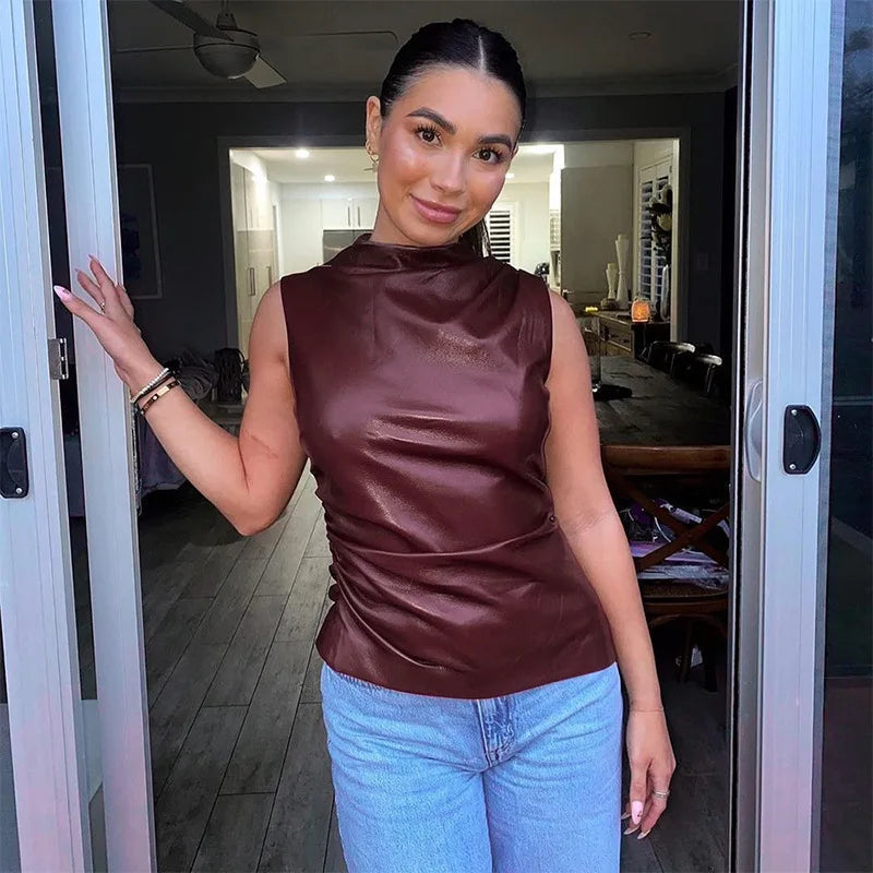 CARA | BURGUNDY TOP Modehuis-Nederland