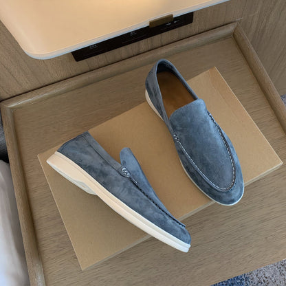 Heren loafers met laag uitgesneden ontwerp en subtiele afwerking Modehuis-Nederland