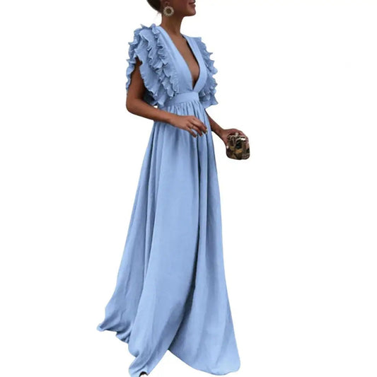 Kaitlyn | Elegante jurk met geplooide mouwen voor dames Modehuis-Nederland