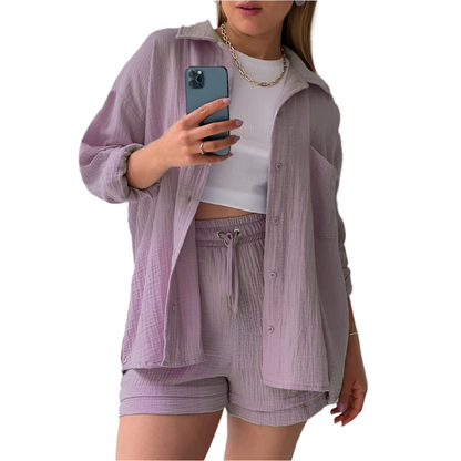 Kim | Tweedelig Zomerpak voor Dames Modehuis-Nederland