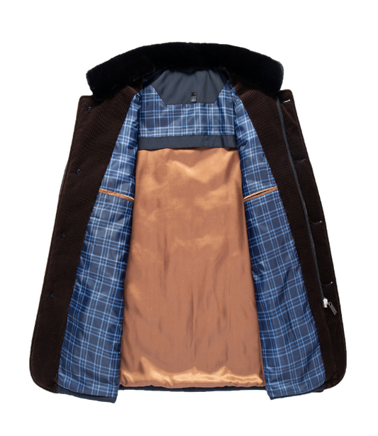 Leon Gewatteerde Jas Heren