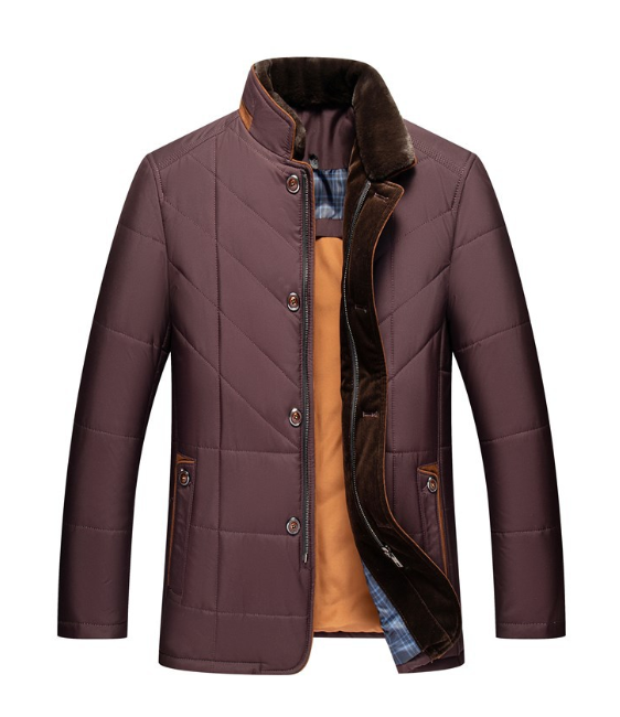 Leon Gewatteerde Jas Heren