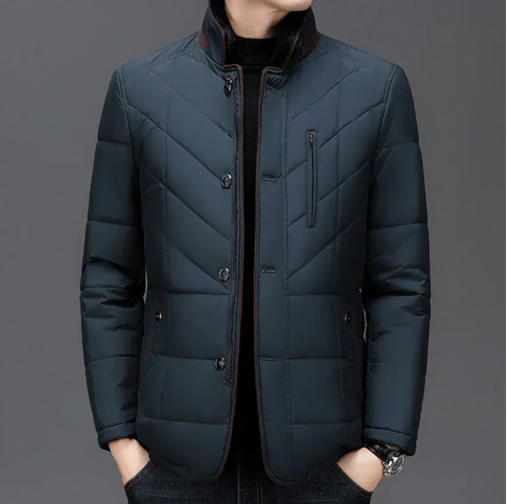 Leon Gewatteerde Jas Heren