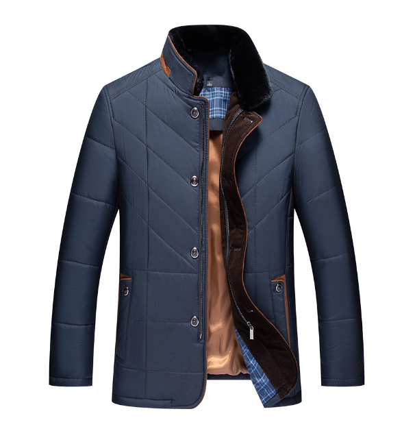 Leon Gewatteerde Jas Heren