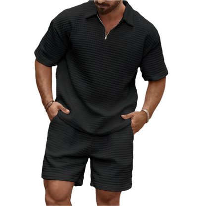 Moveo - Luxe Zomerset voor mannen: Polo + Short Modehuis-Nederland