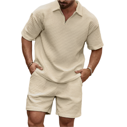 Moveo - Luxe Zomerset voor mannen: Polo + Short Modehuis-Nederland