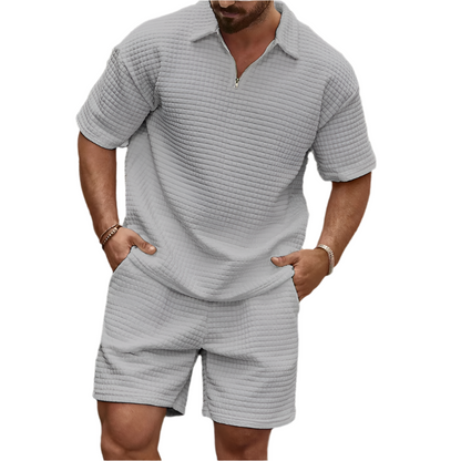 Moveo - Luxe Zomerset voor mannen: Polo + Short Modehuis-Nederland