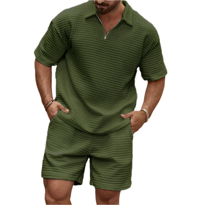 Moveo - Luxe Zomerset voor mannen: Polo + Short Modehuis-Nederland