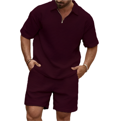 Moveo - Luxe Zomerset voor mannen: Polo + Short Modehuis-Nederland