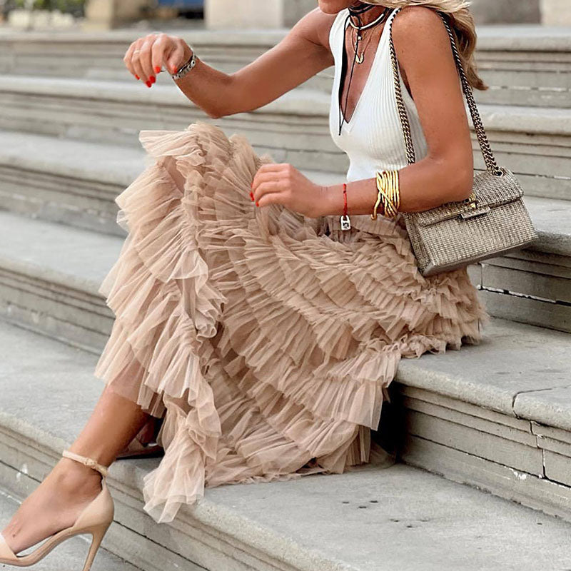 Zora - Maxi tulle skirt Modehuis-Nederland