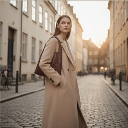 Louise Gevlochten Schoudertas Dames