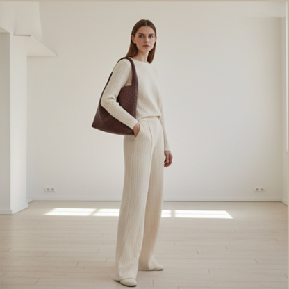 Louise Gevlochten Schoudertas Dames