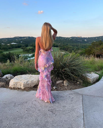 Estella | Ruffle Maxi Dress Modehuis-Nederland