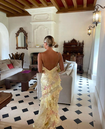 Estella | Ruffle Maxi Dress Modehuis-Nederland