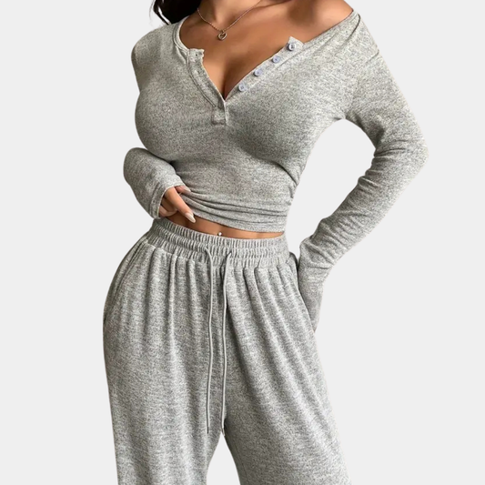 Elegante tweedelige dames set voor stijl en comfort – Sophie Modehuis-Nederland