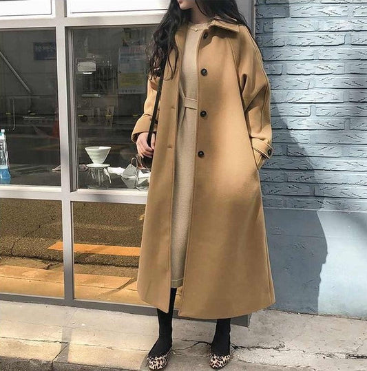 Martha - Elegante lange jas Modehuis-Nederland