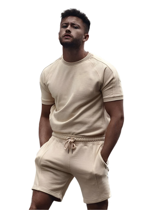 Nubil Zoom - Stijlvolle en comfortabele herenshort en overhemdenset - perfect voor ontspanning, stadsuitstapjes en casual dagen Modehuis-Nederland