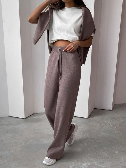 Minke | Elegant 2 Piece Cotton Blend Outfit Modehuis-Nederland