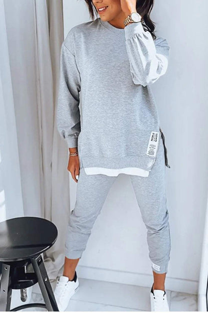 Adelane | Women's Comfy Plain Terno | Side Zippers Modehuis-Nederland