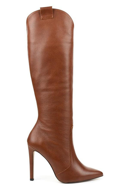 Mylene | Elegante Lederstiefel Modehuis-Nederland