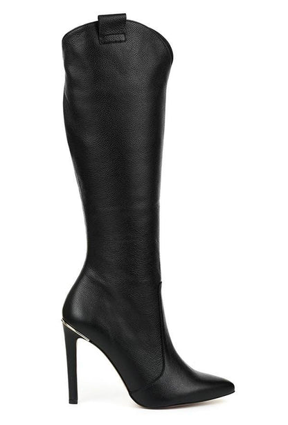 Mylene | Elegante Lederstiefel Modehuis-Nederland