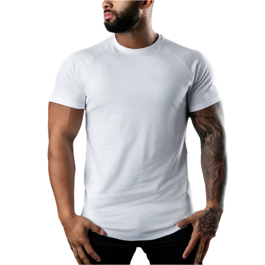 Basic Zomer T-Shirt voor Heren Modehuis-Nederland