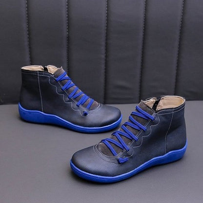 Women's Boots - Non-Slip Waterproof - Orthopedic Leather Ankle Boots Modehuis-Nederland