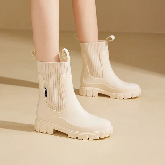 Nova - Stijlvolle Boots Warme Regenlaarzen Modehuis-Nederland