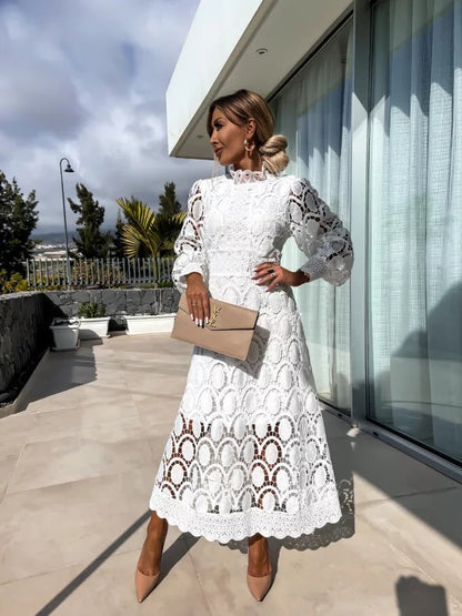 Alisha – Women's Elegant Lace Bodycon Dress Modehuis-Nederland