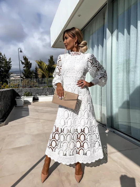 Alisha – Women's Elegant Lace Bodycon Dress Modehuis-Nederland