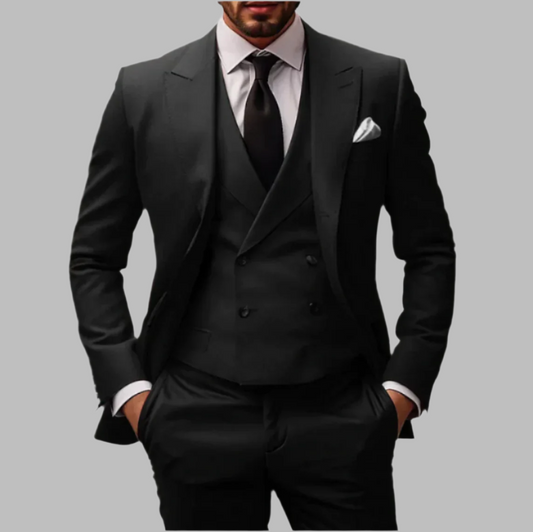 Carlton - 3-delige Slim-fit Herenkostuum: Blazer, Gilet en Broek Modehuis-Nederland